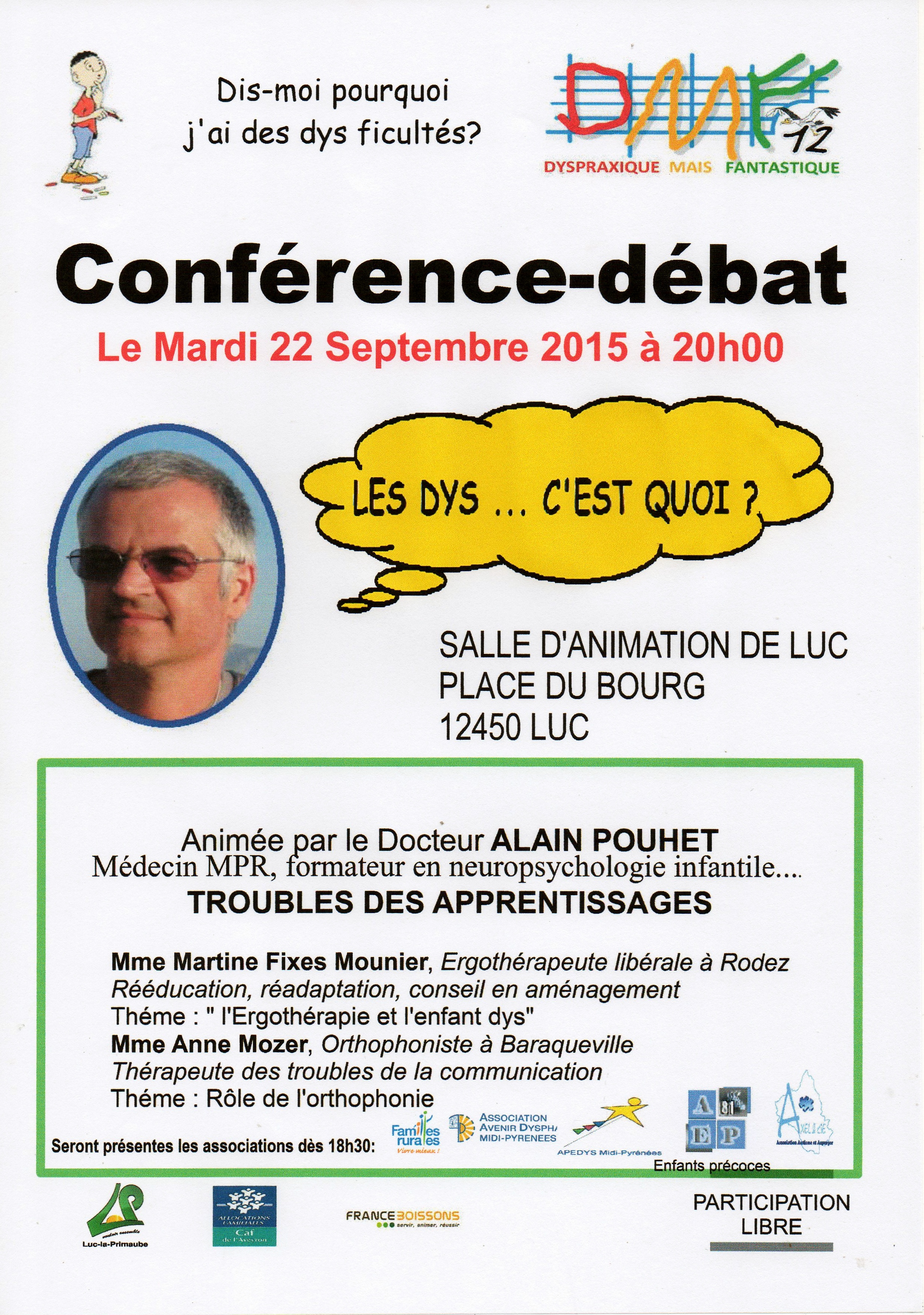 Conférence  Pouhet 2015