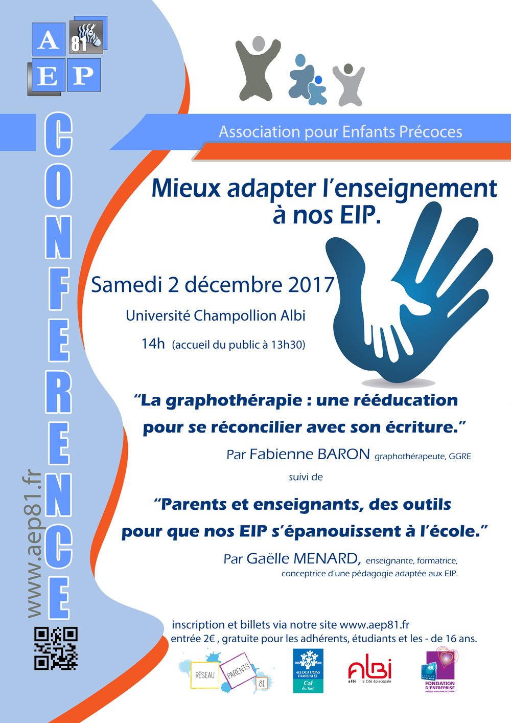 Conférence - Mieux adapter l’enseignement à nos EIP